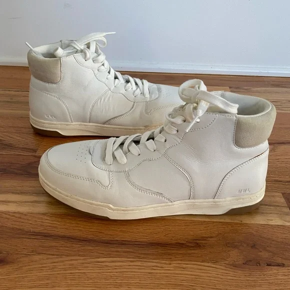 Madewell Court Hightop Sneakers in Neutral, Women’s Size 12 - Picture 9 of 12
